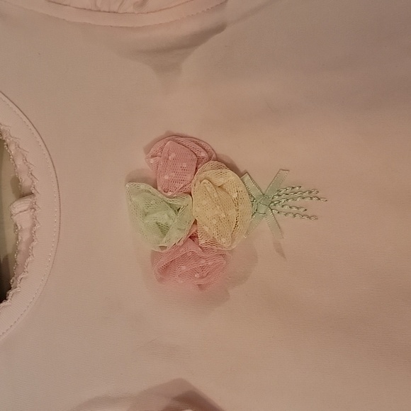 Little Me Adorable Dress Pink with Tulle Skirt Size 9M EUC - Picture 3 of 6